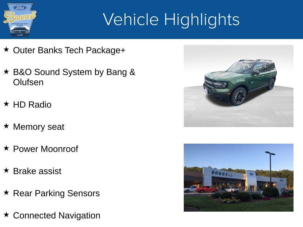 new 2025 Ford Bronco Sport car, priced at $38,238