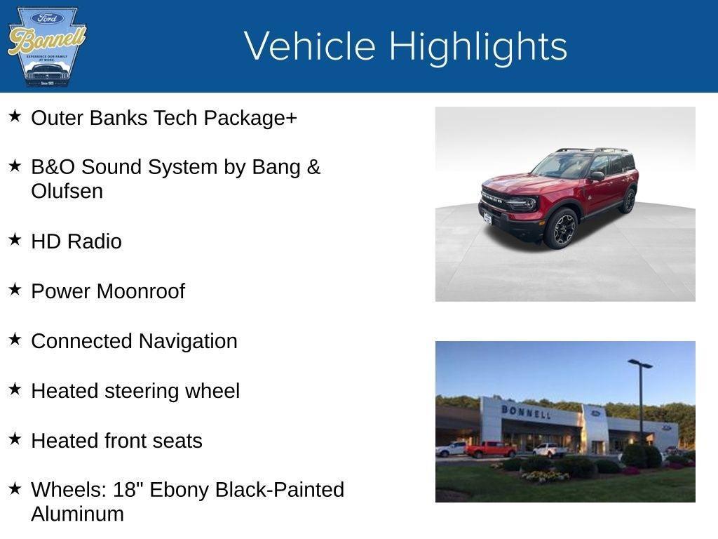 new 2025 Ford Bronco Sport car, priced at $38,061