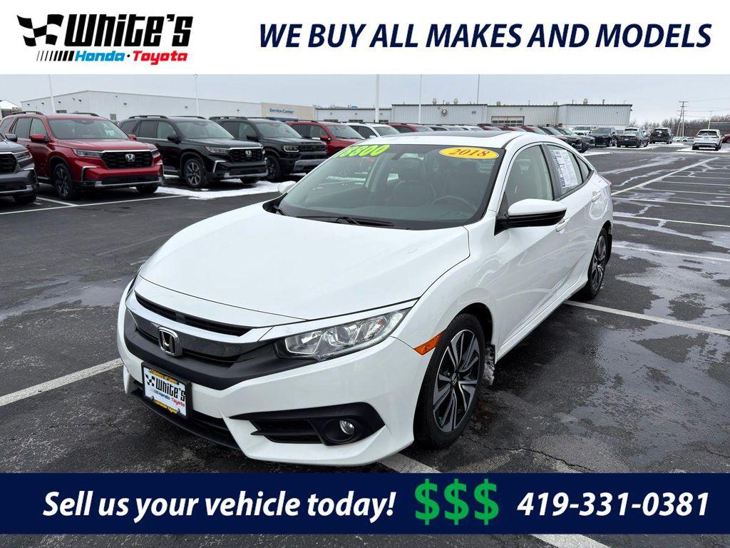 used 2018 Honda Civic car, priced at $18,800