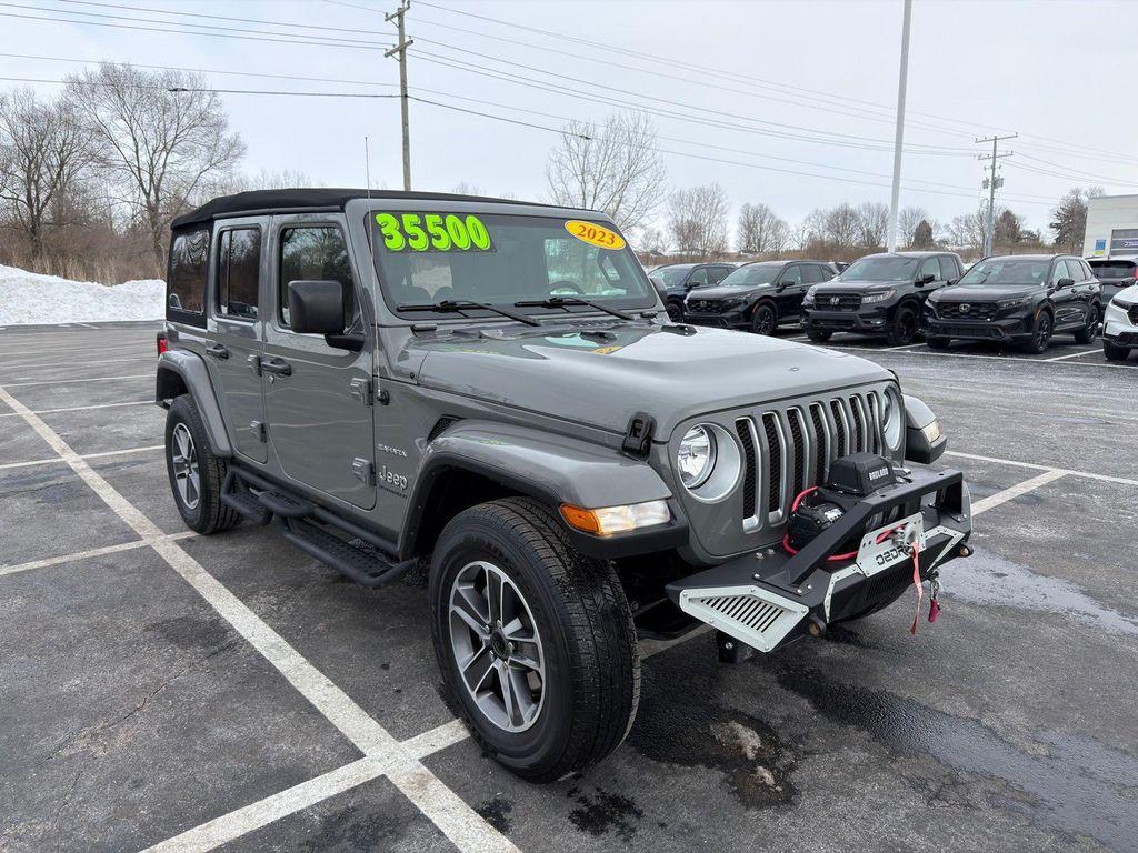 used 2023 Jeep Wrangler car, priced at $35,500
