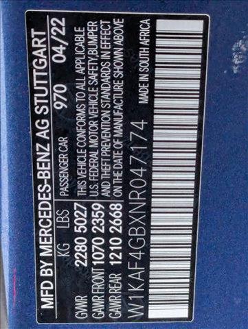 used 2022 Mercedes-Benz C-Class car, priced at $24,995