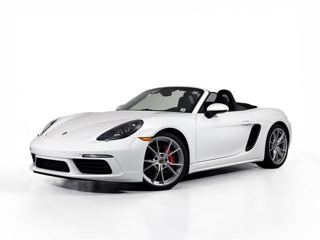 new 2025 Porsche 718 Boxster car, priced at $104,435
