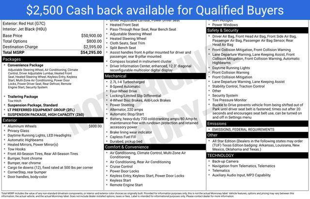 new 2026 Chevrolet Silverado 1500 car, priced at $49,020