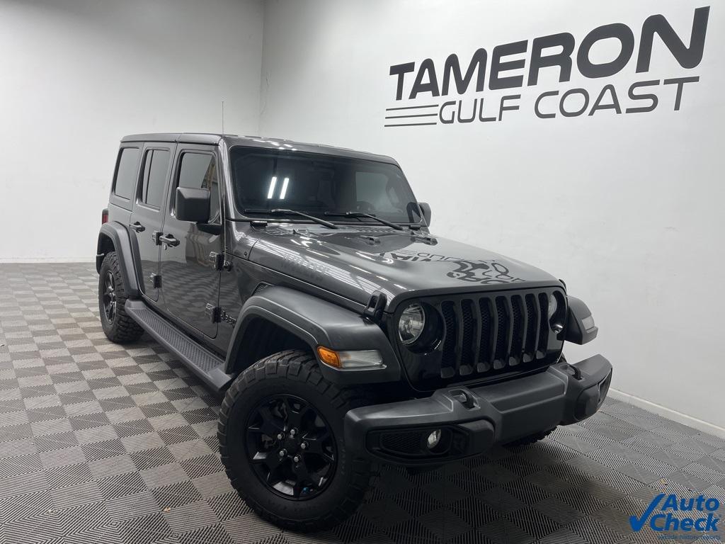 used 2021 Jeep Wrangler Unlimited car, priced at $26,000