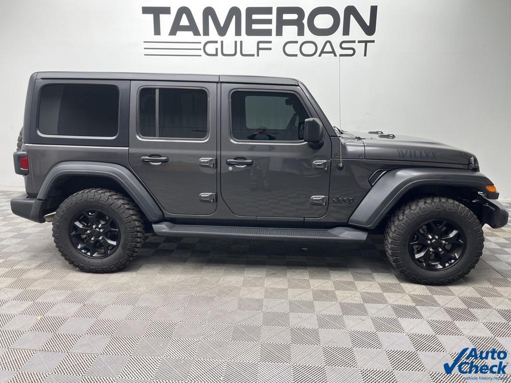 used 2021 Jeep Wrangler Unlimited car, priced at $26,000
