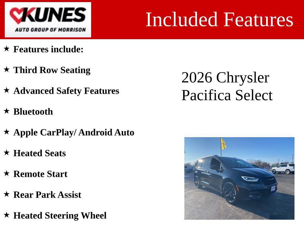 new 2026 Chrysler Pacifica car, priced at $44,278