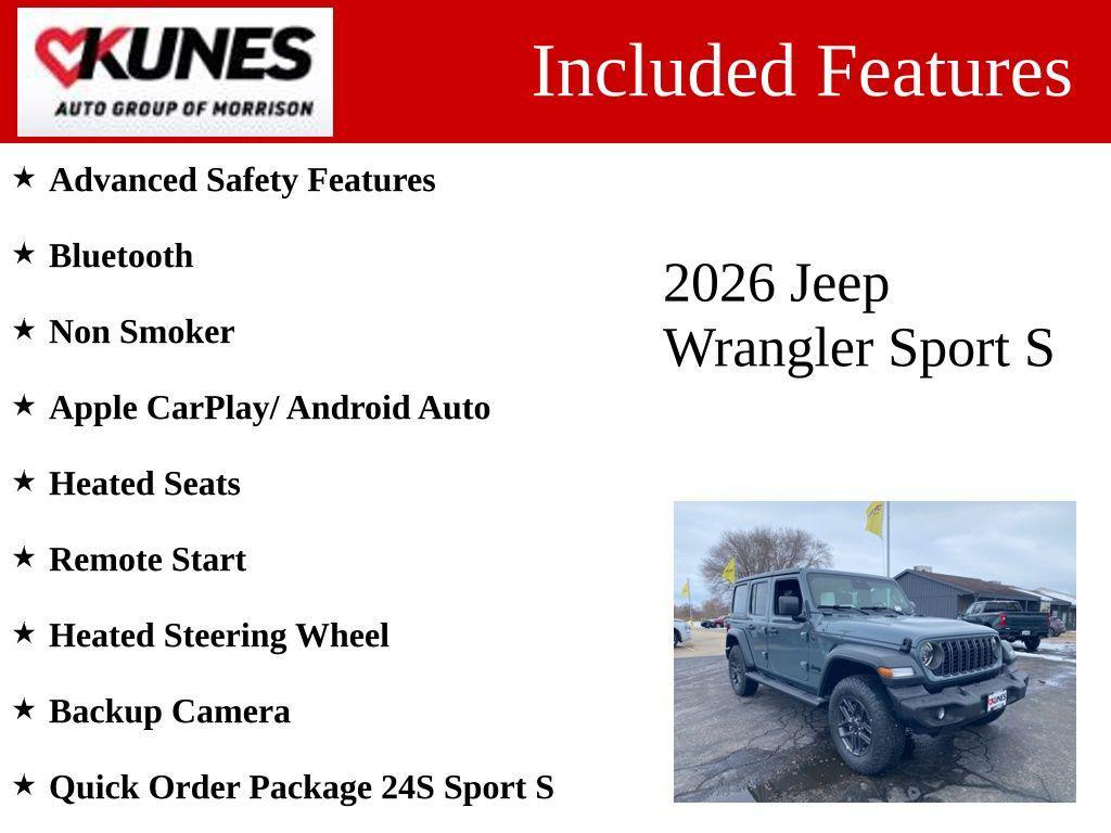 new 2026 Jeep Wrangler car, priced at $49,322
