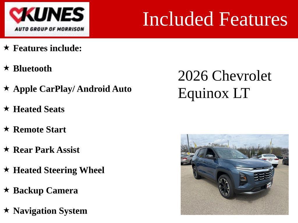 new 2026 Chevrolet Equinox car, priced at $36,120