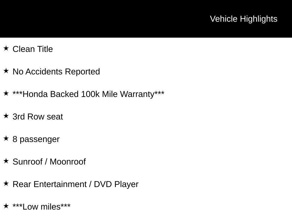 used 2023 Honda Odyssey car, priced at $41,989