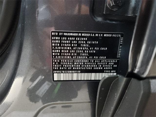 new 2025 Volkswagen Taos car, priced at $29,417