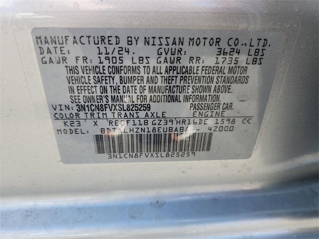 new 2025 Nissan Versa car, priced at $19,693