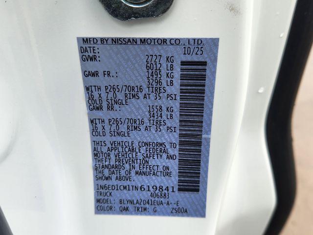 new 2026 Nissan Frontier car, priced at $34,289