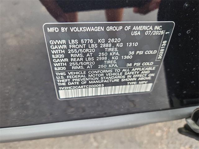 new 2026 Volkswagen Atlas Cross Sport car, priced at $43,478