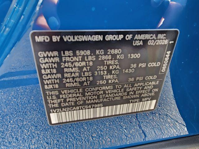 new 2026 Volkswagen Atlas car, priced at $40,875