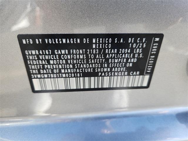 new 2026 Volkswagen Jetta car, priced at $30,693