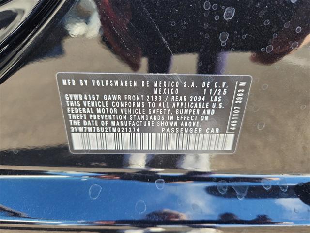 new 2026 Volkswagen Jetta car, priced at $27,780