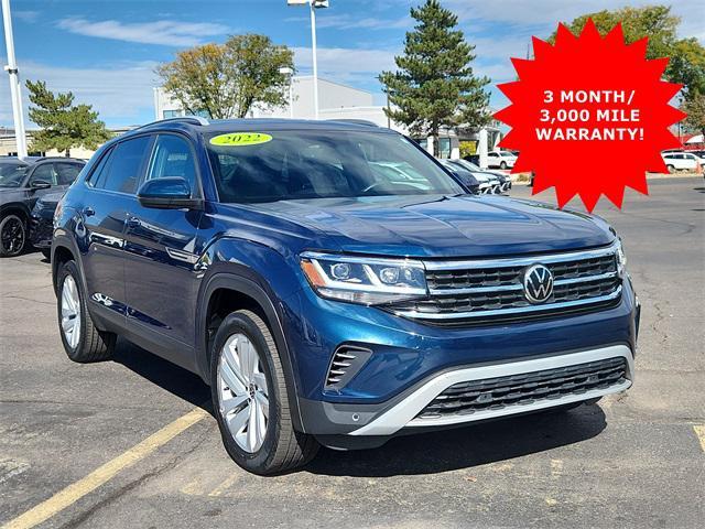 used 2022 Volkswagen Atlas Cross Sport car, priced at $26,999