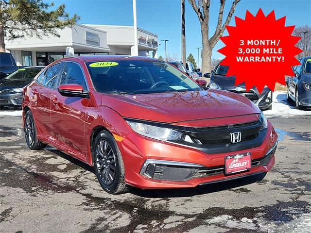 used 2021 Honda Civic car, priced at $18,999