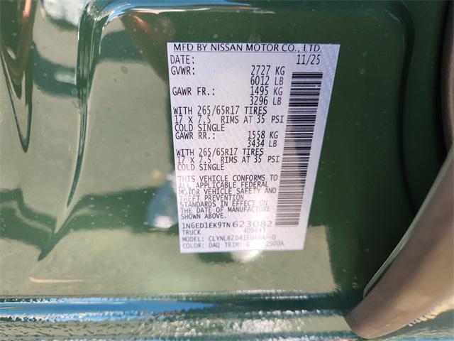 new 2026 Nissan Frontier car, priced at $41,585