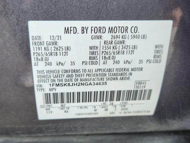 used 2022 Ford Explorer car, priced at $32,499