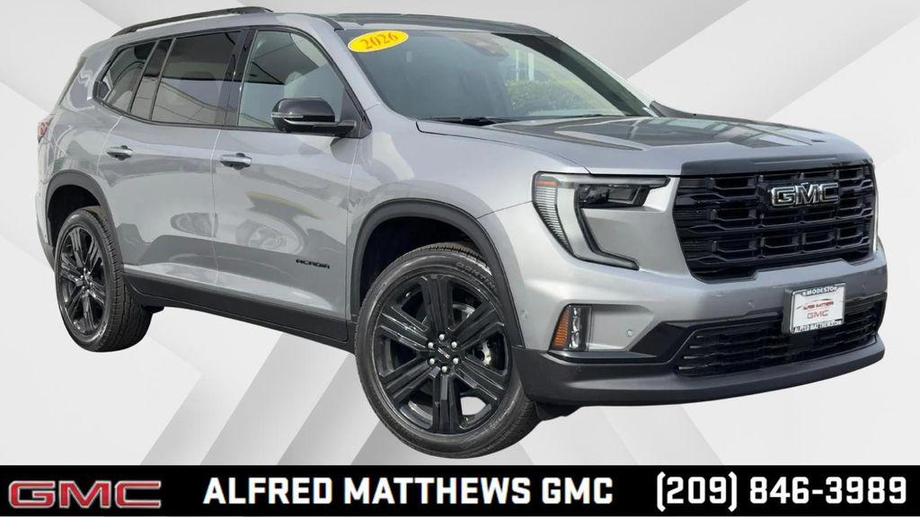 new 2026 GMC Acadia car, priced at $60,385