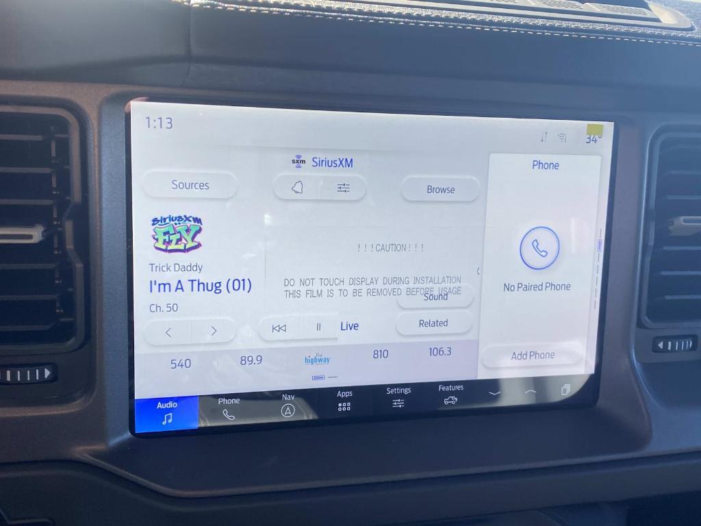 new 2025 Ford Bronco car, priced at $65,835