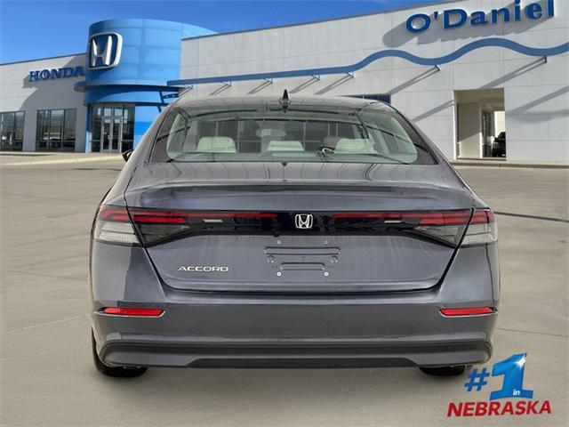 new 2025 Honda Accord car, priced at $29,490