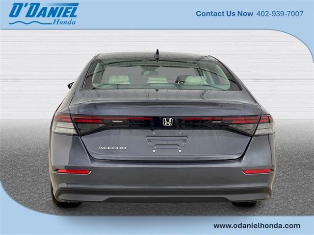 new 2025 Honda Accord car, priced at $29,490