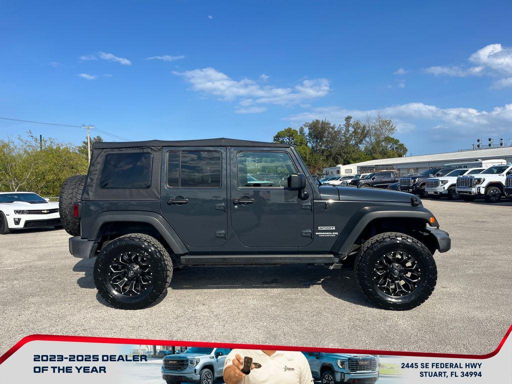 used 2017 Jeep Wrangler Unlimited car, priced at $22,122