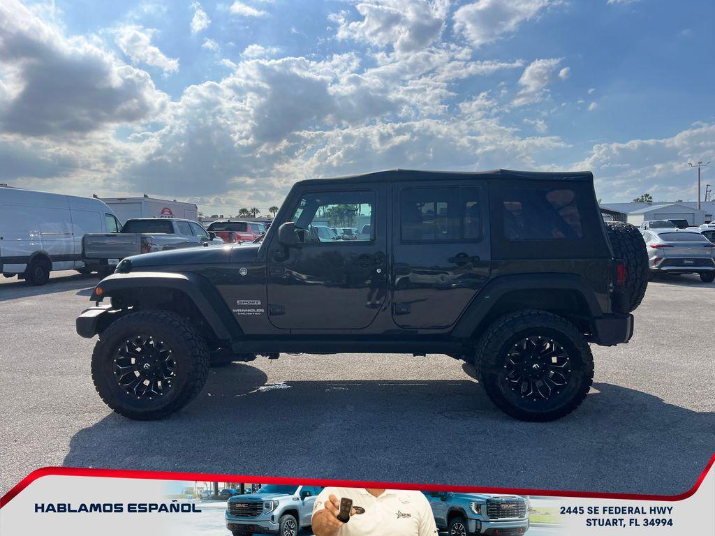 used 2017 Jeep Wrangler Unlimited car, priced at $22,122