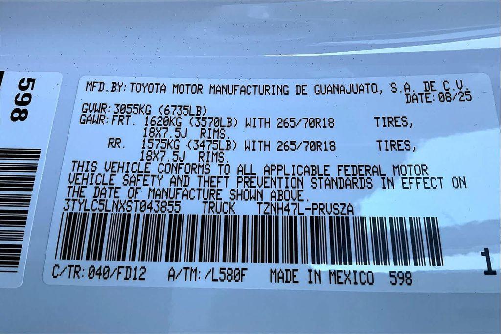 new 2025 Toyota Tacoma Hybrid car, priced at $48,854