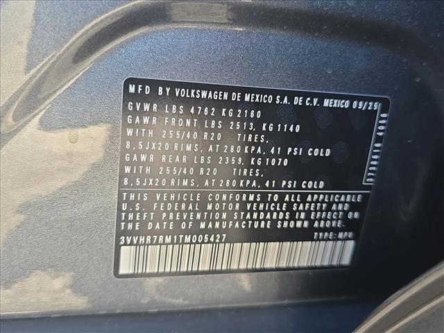 new 2026 Volkswagen Tiguan car, priced at $37,488