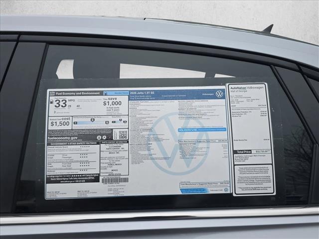 new 2026 Volkswagen Jetta car, priced at $28,974
