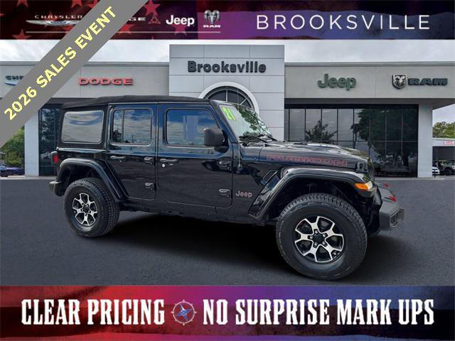 used 2021 Jeep Wrangler Unlimited car, priced at $31,785