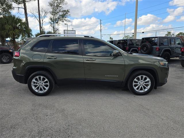 used 2021 Jeep Cherokee car, priced at $16,593