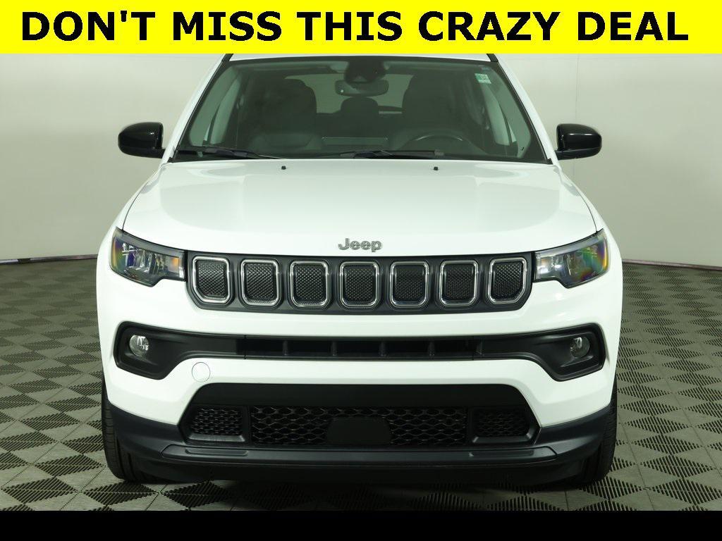 used 2022 Jeep Compass car, priced at $18,560