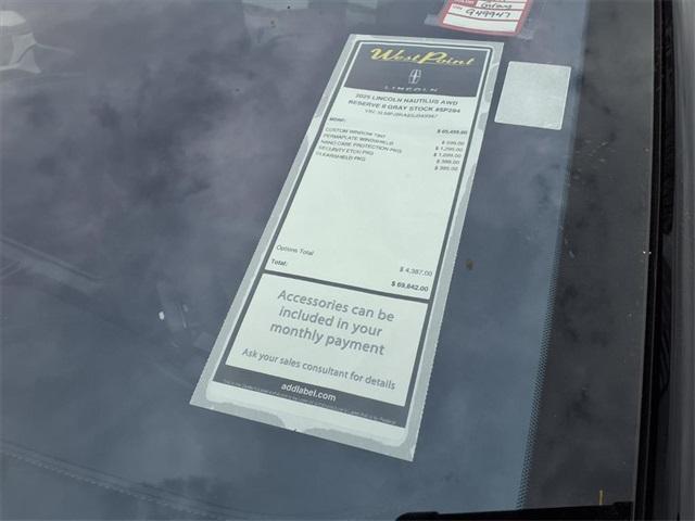 new 2025 Lincoln Nautilus car, priced at $61,337