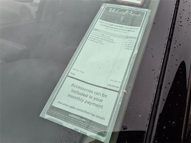 new 2026 Lincoln Corsair car, priced at $58,560