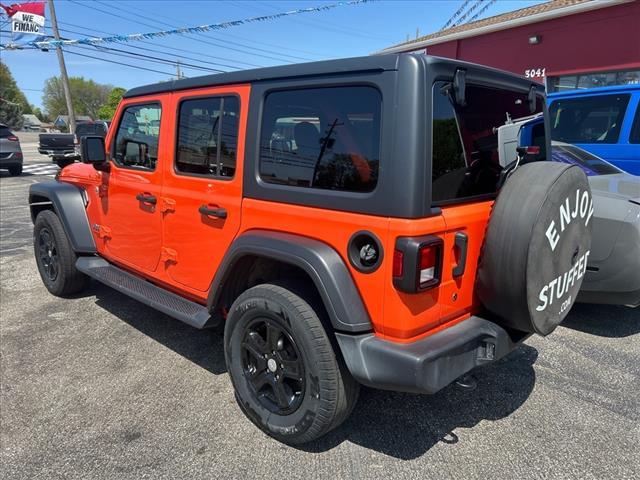 used 2019 Jeep Wrangler Unlimited car, priced at $22,987