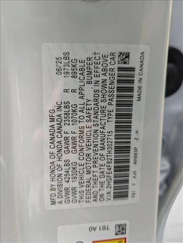 new 2026 Honda Civic Hybrid car, priced at $32,073