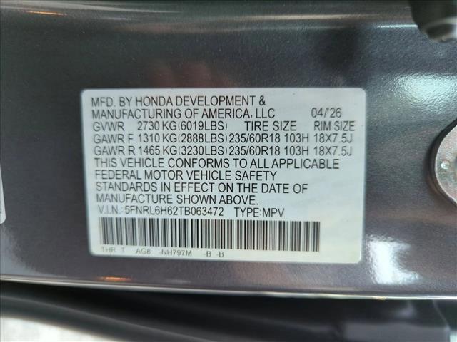 new 2026 Honda Odyssey car, priced at $43,392