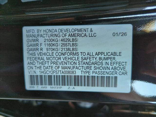 new 2026 Honda Accord Hybrid car, priced at $34,590