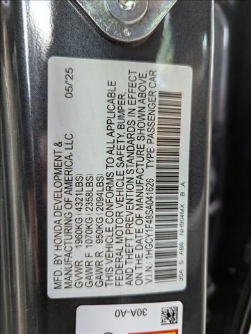 used 2025 Honda Accord car, priced at $26,588