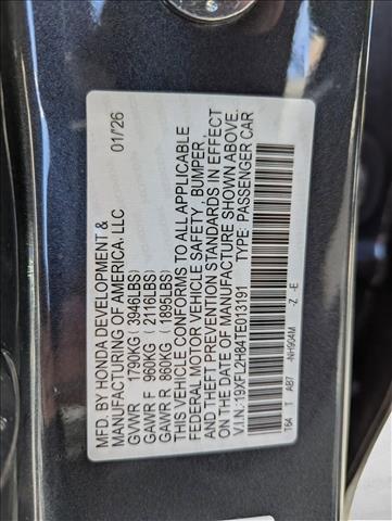 new 2026 Honda Civic car, priced at $27,856