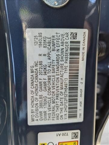 new 2026 Honda Civic car, priced at $27,138