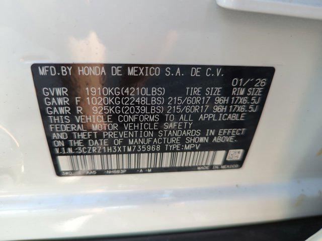 new 2026 Honda HR-V car, priced at $27,900