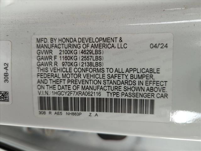 used 2024 Honda Accord Hybrid car, priced at $28,109