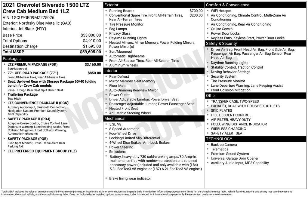 used 2021 Chevrolet Silverado 1500 car, priced at $34,511