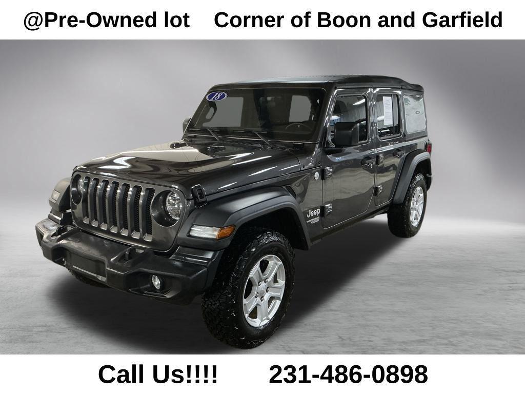 used 2018 Jeep Wrangler Unlimited car, priced at $17,911