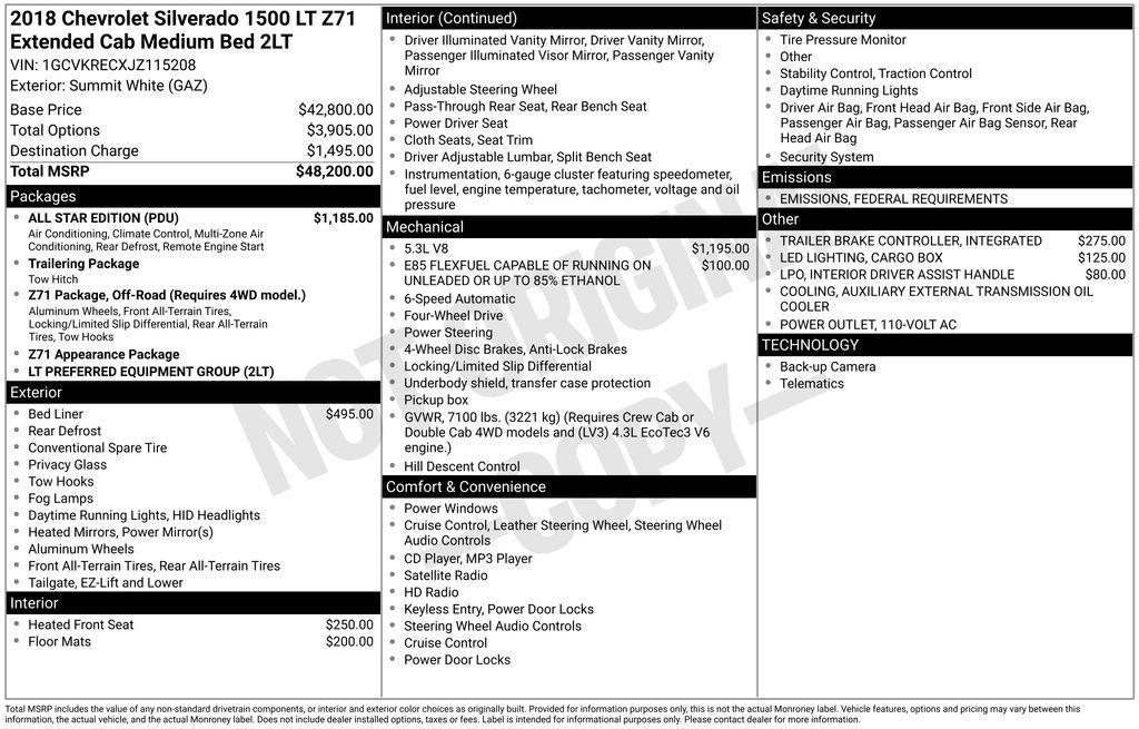 used 2018 Chevrolet Silverado 1500 car, priced at $17,477